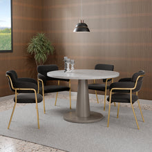 טען את התמונה לגלריה , כיסאות פינת אוכל יוקרתי בריפוד קטיפה יוקרתי שחור