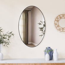 טען את התמונה לגלריה , מראה מעוצבת אובלית מודרנית ויוקרתית