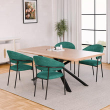 טען את התמונה לגלריה , כיסאות פינת אוכל בצבע ירוק