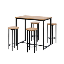 טען את התמונה לגלריה , שולחן בר כולל 4 כסאות