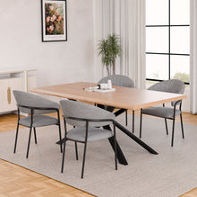 טען את התמונה לגלריה , כיסאות פינת אוכל בצבע אפור