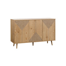 טען את התמונה לגלריה , קונסולת כניסה מרהיבה בצבע אלון