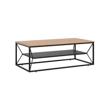 טען את התמונה לגלריה , שולחן סלון מודרני צבע אלון