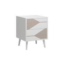 טען את התמונה לגלריה , שידת צד מודרנית ומעוצבת בלבן