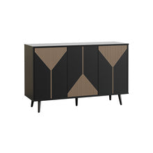 טען את התמונה לגלריה , קונסולת כניסה מרהיבה בצבע שחור