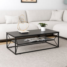 טען את התמונה לגלריה , שולחן סלון מודרני צבע שחור