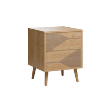 טען את התמונה לגלריה , שידת צד מודרנית ומעוצבת באלון