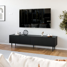 טען את התמונה לגלריה , מזנון טלוויזיה מודרני שחור