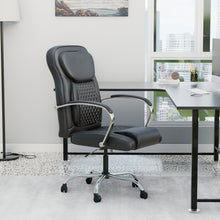 טען את התמונה לגלריה , כורסת מנהלים מרופדת בשלושה צבעים