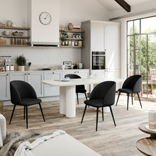 טען את התמונה לגלריה , כיסאות פינת אוכל צבע שחור