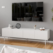 טען את התמונה לגלריה , מזנון טלוויזיה מודרני לבן