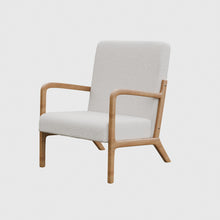 טען את התמונה לגלריה , כורסת סלון מעוצבת בריפוד יוקרתי לבן