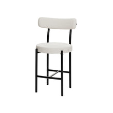 טען את התמונה לגלריה , כיסא בר יוקרתי ומהודר בלבן