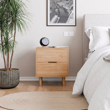 טען את התמונה לגלריה , זוג שידות יוקרתיות באלון