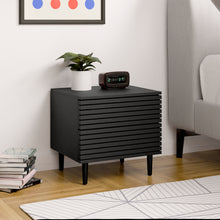 טען את התמונה לגלריה , זוג שידות בעלות שתי מגירות בצבע שחור