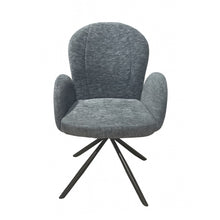 טען את התמונה לגלריה , כיסא פינת אוכל מסתובב בצבע אפור