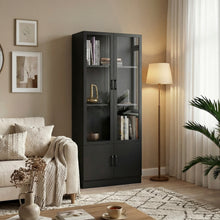 טען את התמונה לגלריה , ויטרינה מעוצבת עם דלתות זכוכית ובמגוון צבעים לבחירה