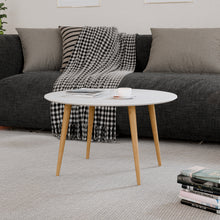 טען את התמונה לגלריה , שולחן סלון עגול לבן