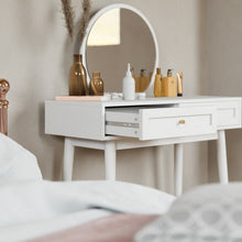 טען את התמונה לגלריה , שידת איפור מרהיבה לבן