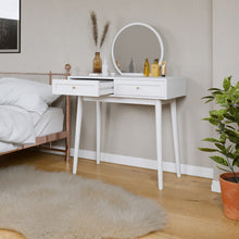 טען את התמונה לגלריה , שידת איפור מרהיבה לבן