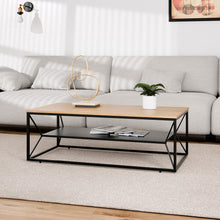 טען את התמונה לגלריה , שולחן סלון מודרני צבע אלון