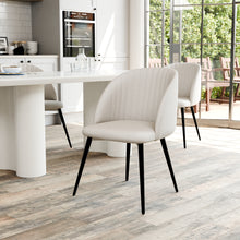 טען את התמונה לגלריה , כיסא פינת אוכל מודרני צבע לבן