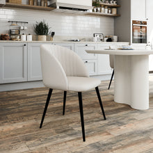 טען את התמונה לגלריה , כיסא פינת אוכל מודרני צבע לבן