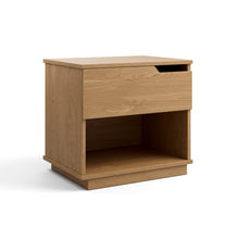 טען את התמונה לגלריה , שידת לילה קומפקטית עם מגירה לאחסון ותא אחסון פתוח - במגוון צבעים