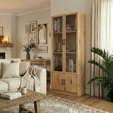 טען את התמונה לגלריה , ויטרינה מעוצבת עם דלתות זכוכית ובמגוון צבעים לבחירה