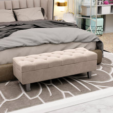 טען את התמונה לגלריה , הדום אחסון יוקרתי בצבע בז' נס קפה