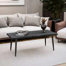 טען את התמונה לגלריה , שולחן סלון מעוצב בצבע שחור