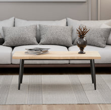 טען את התמונה לגלריה , שולחן סלון מעוצב בצבע אלון