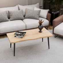 טען את התמונה לגלריה , שולחן סלון מעוצב בצבע אלון