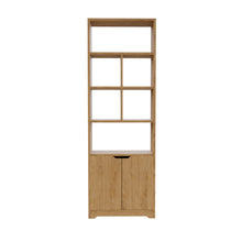 טען את התמונה לגלריה , ספריית מדפים מעוצבת בצבע אלון