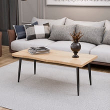 טען את התמונה לגלריה , שולחן סלון מעוצב בצבע אלון