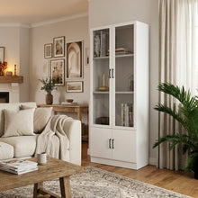 טען את התמונה לגלריה , ויטרינה מעוצבת עם דלתות זכוכית ובמגוון צבעים לבחירה