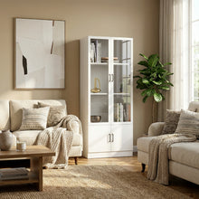 טען את התמונה לגלריה , ויטרינה מעוצבת עם דלתות זכוכית ובמגוון צבעים לבחירה