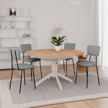 טען את התמונה לגלריה , רביעית כיסאות מעוצבים ומרופדים באפור