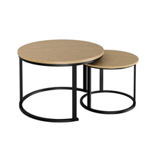 טען את התמונה לגלריה , זוג שולחנות צעירים ומודרניים דגם קאיין – צבעים לבחירה