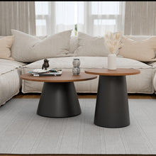 טען את התמונה לגלריה , זוג שולחנות מודרניים במבחר צבעים לבחירה