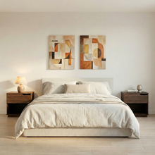 טען את התמונה לגלריה , שידת לילה קומפקטית עם מגירה לאחסון ותא אחסון פתוח - במגוון צבעים