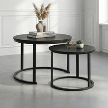 טען את התמונה לגלריה , זוג שולחנות צעירים ומודרניים דגם קאיין – צבעים לבחירה