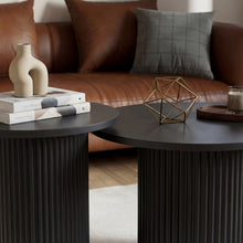 טען את התמונה לגלריה , זוג שולחנות מדורגים מודרניים עגולים במגוון צבעים