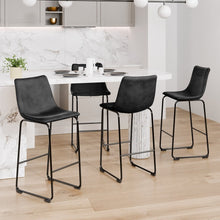 טען את התמונה לגלריה , כיסאות בר שחור אפור