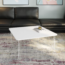 טען את התמונה לגלריה , שולחן סלון מרובע בשישה צבעים לבחירה