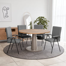 טען את התמונה לגלריה , רביעית כיסאות בעלי מושב גבוה סופר נוח ואיכותי אפור