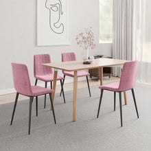 טען את התמונה לגלריה , כיסאות פינת אוכל ורוד