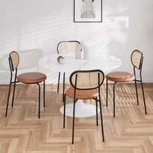 טען את התמונה לגלריה , 4 כיסאות חומים מודרניים