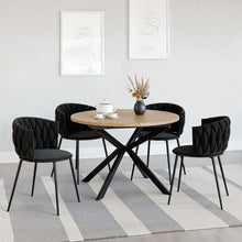 טען את התמונה לגלריה , רביעית כיסאות מודרנית יוקרתית בשחור