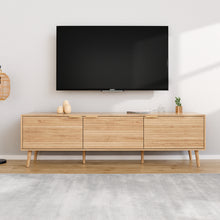 טען את התמונה לגלריה , מזנון לסלון בצבע אלון